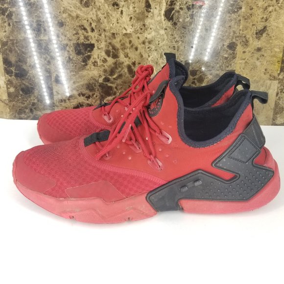 nike air huarache drift red and black